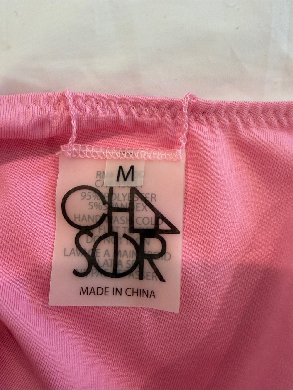 Chaser Pink Pineapple Print One-Piece Swimsuit - Picture 3 of 3